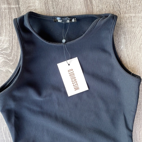 Black High Neck Bodysuit - Picture 3 of 7